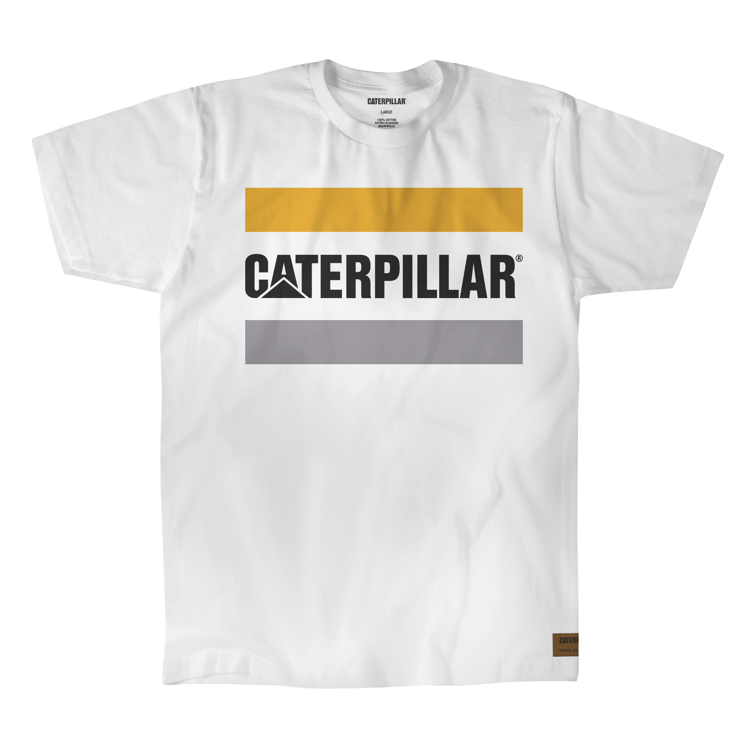 Caterpillar Men's Work Logo T-Shirts White CAT-37260